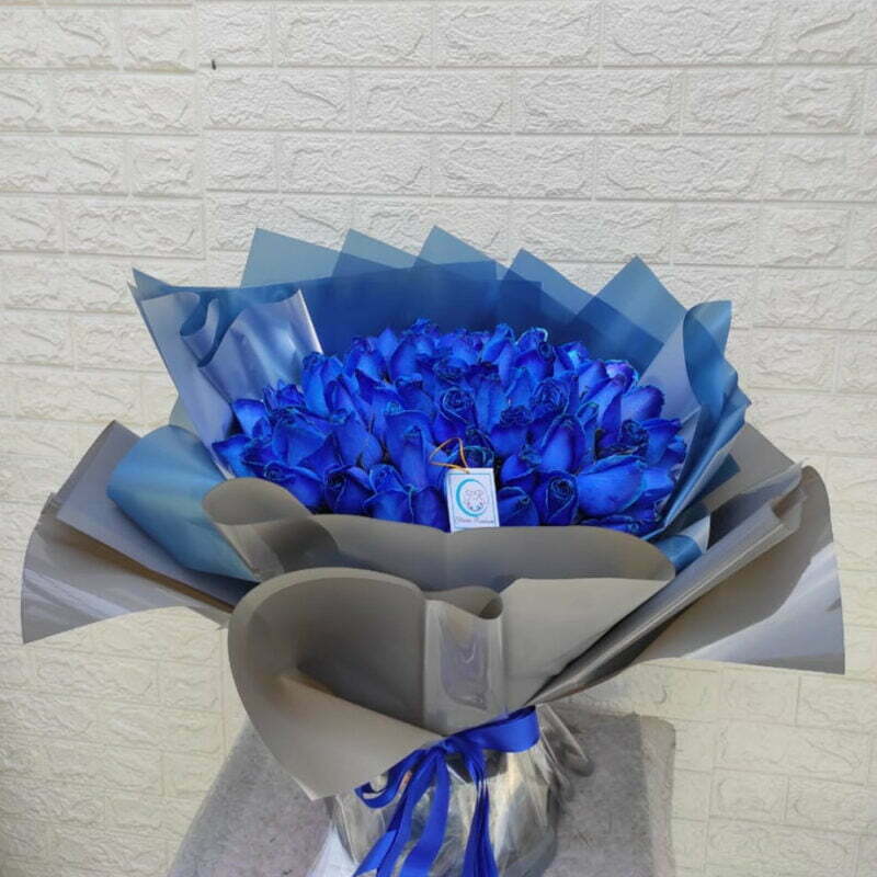 Ramo blue - Florería Rosaboom | Arreglos Florales y Entregas en Lima